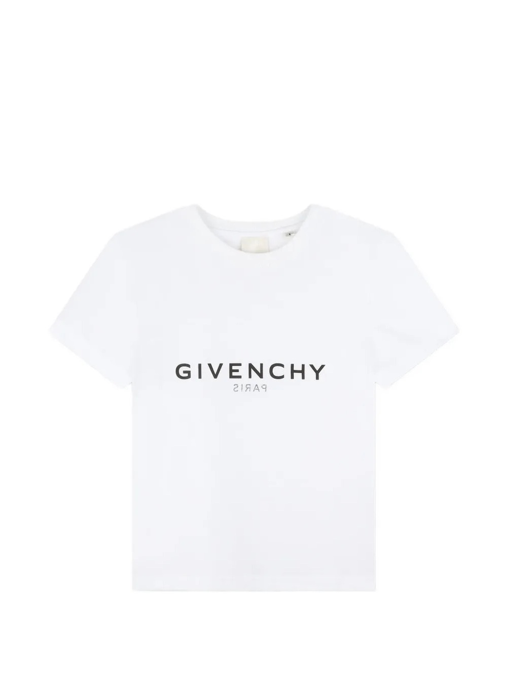 Givenchy Kids White T-Shirt with Black Logo